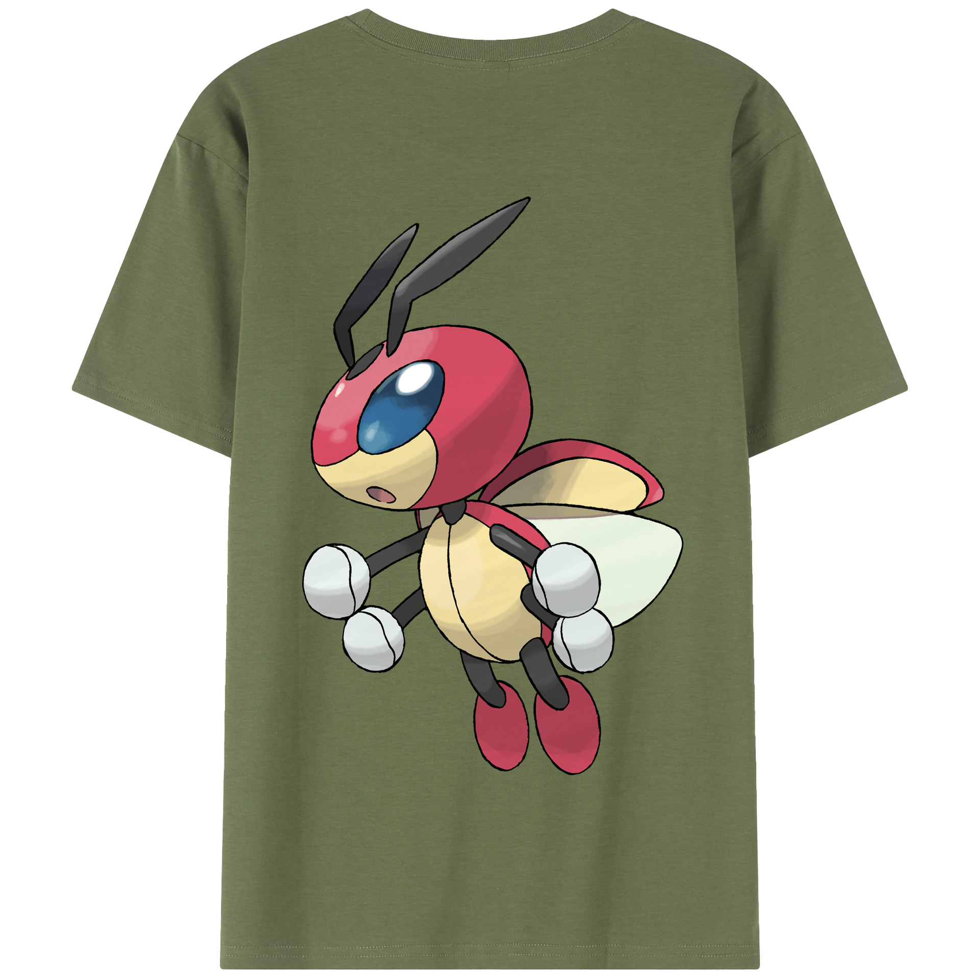 （画像用） ポケットモンスター Pokémon 綿100％半袖Tシャツ（背面プリント）